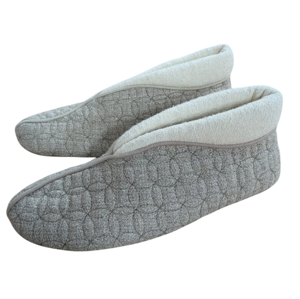 Acorn Tan Quilted Slippers Womens Size 6.5-7.5 - Picture 11 of 11